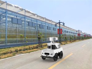 天弓智能室内外全地形通用移动机器人平台在园区巡检